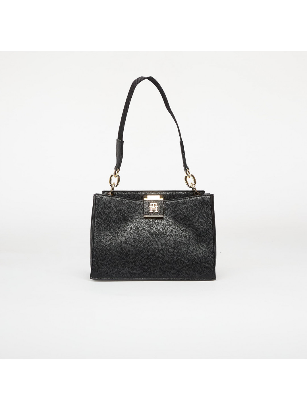 Kabelka Tommy Hilfiger Her Med Satchel Black Universal